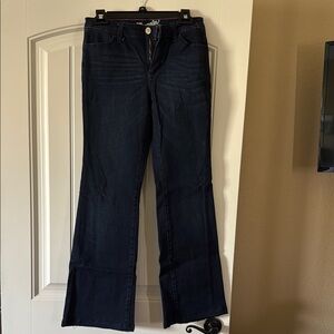 Wrangler Blue Flare Wide Leg Jeans